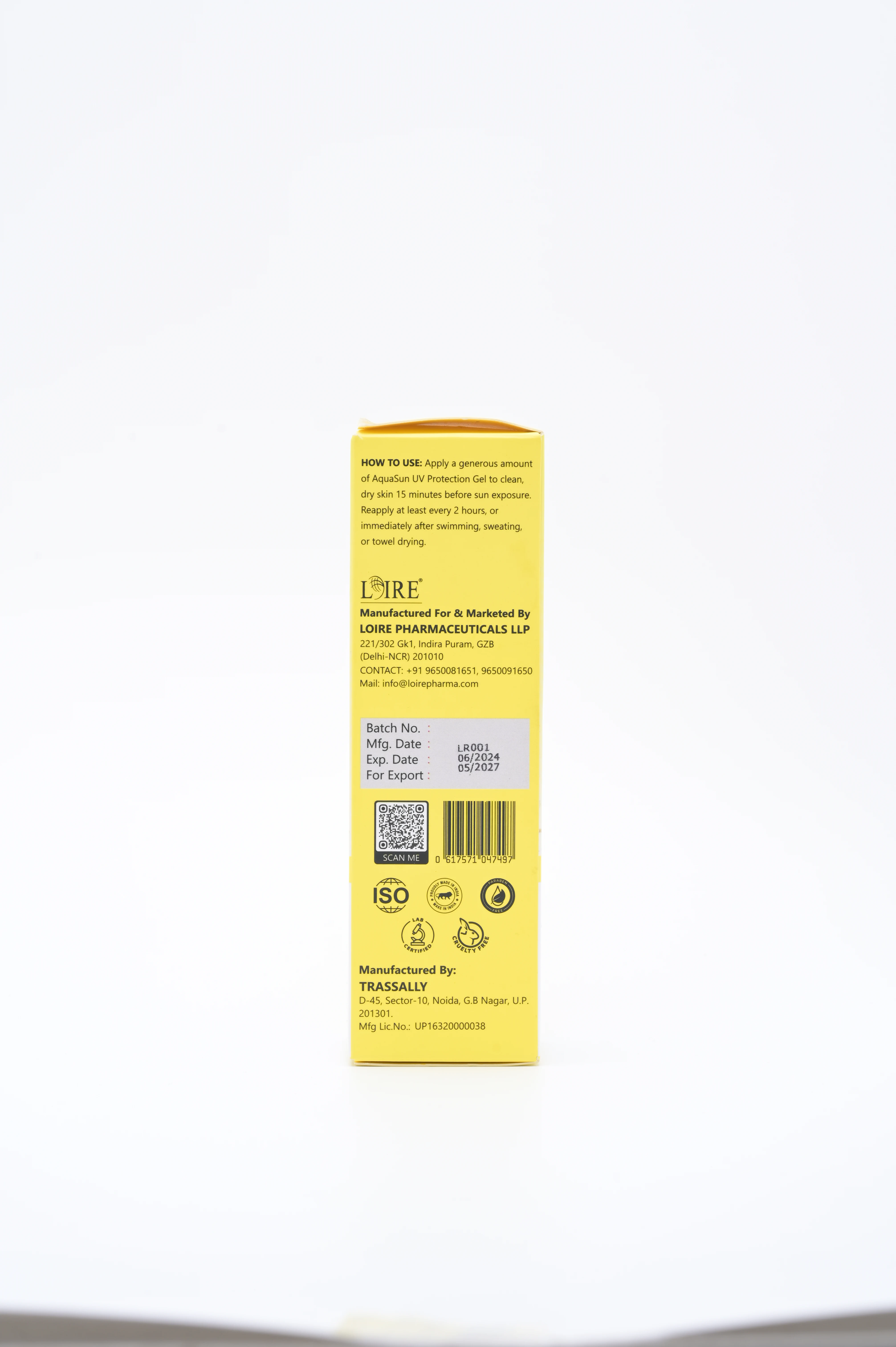 LOIRE Sunscreen Aqua SPF 50 LOIRE Sunscreen Aqua SPF 50